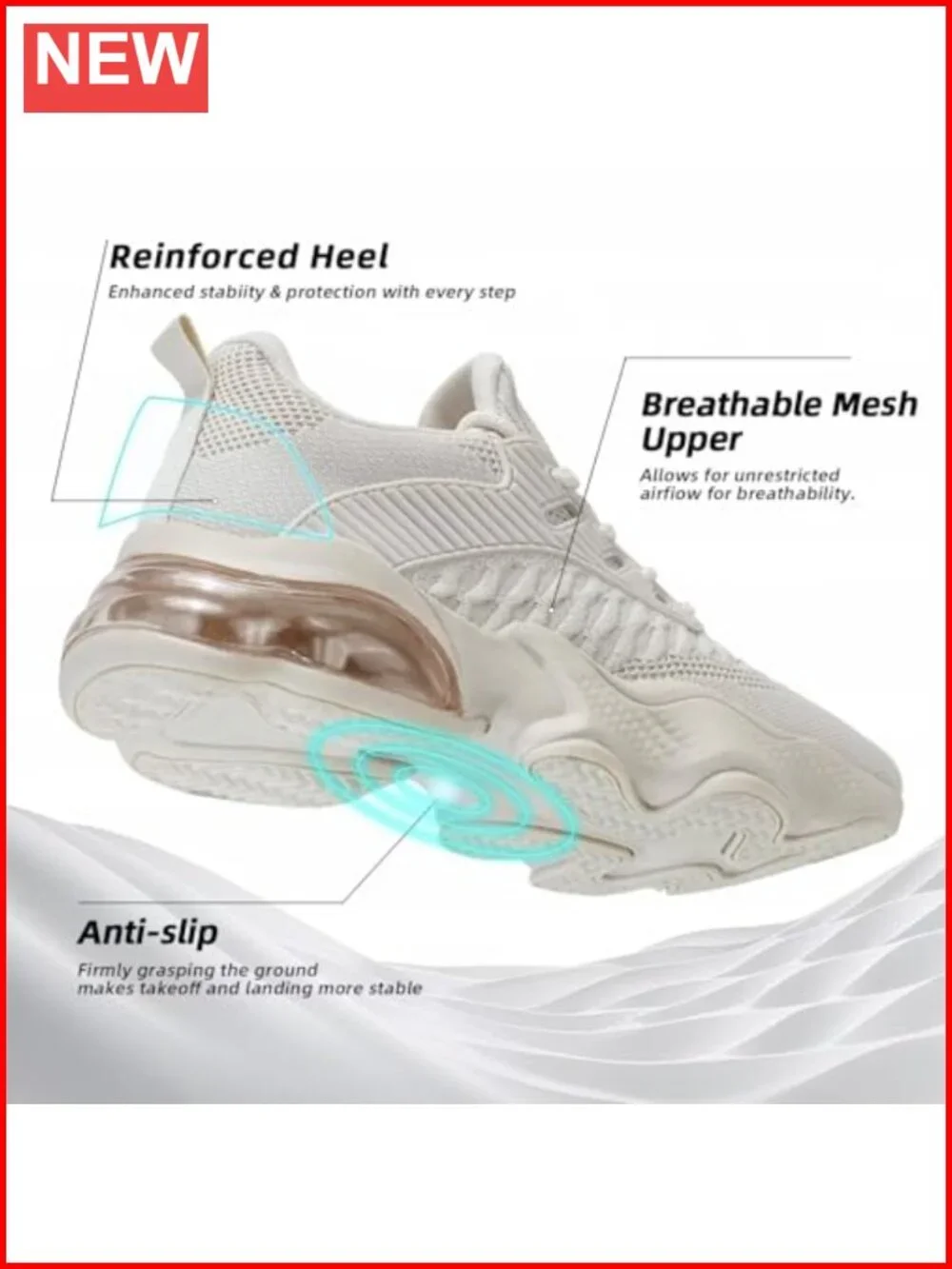 Women's Slip On Walking Shoes Air Running Casual Fashion Tennis Sneakers